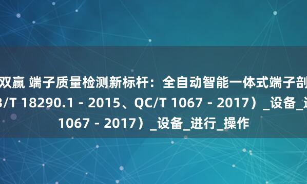 诚信双赢 端子质量检测新标杆：全自动智能一体式端子剖面分析仪（GB/T 18290.1 - 2015、QC/T 1067 - 2017）_设备_进行_操作