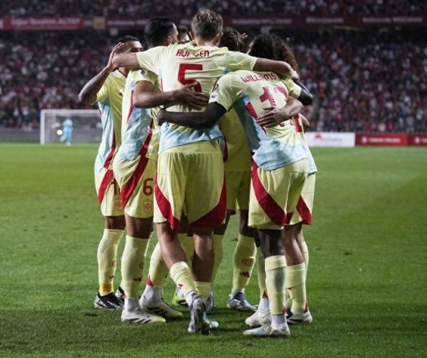 优股平台 一夜3场惨案! 欧预赛: 德国首胜, 西班牙两连胜, 比利时三连胜